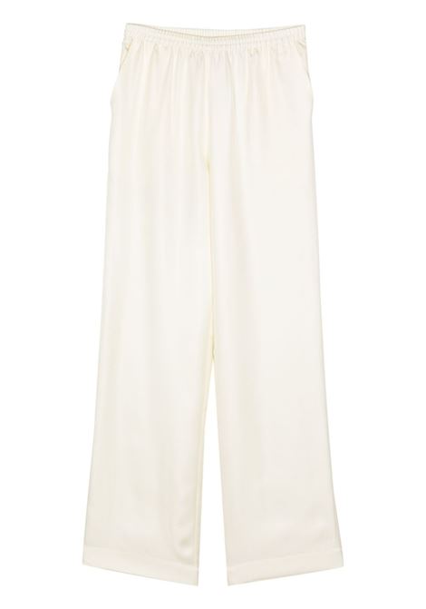 White Alera wide-leg silk trousers Loulou studio - women LOULOU STUDIO | ALERASFTVNLL